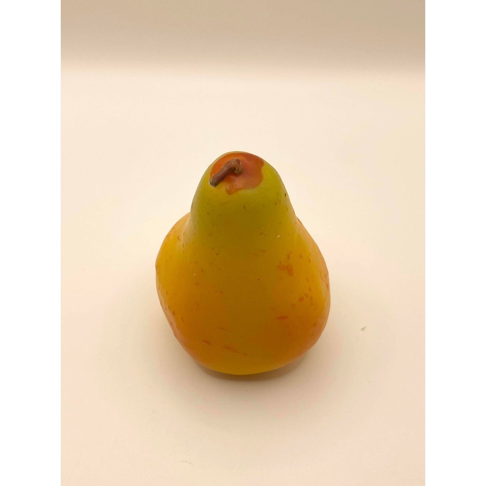 Vintage Two's Company Oh Yes Pear Candles Set of 3 Yellow Fruit Decor 1201 - Picture 3 of 6